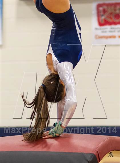 Thumbnail 3 in Yorktown Gymnastics Meet (Washington-Lee) photogallery.
