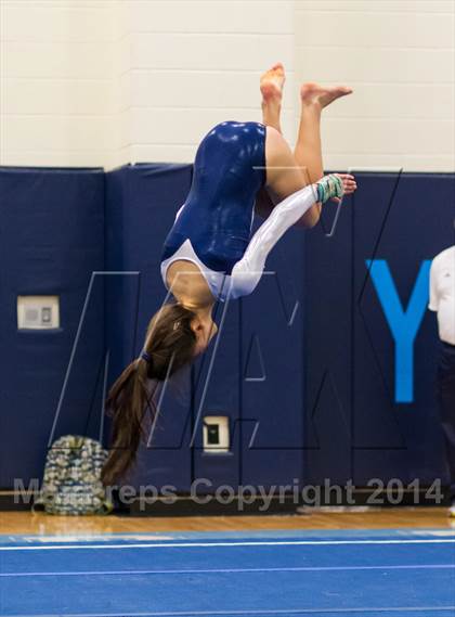 Thumbnail 1 in Yorktown Gymnastics Meet (Washington-Lee) photogallery.