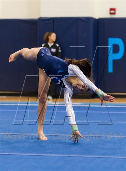 Thumbnail 2 in Yorktown Gymnastics Meet (Washington-Lee) photogallery.