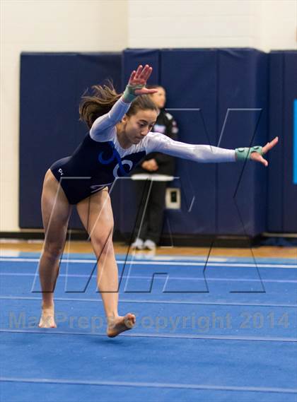 Thumbnail 1 in Yorktown Gymnastics Meet (Washington-Lee) photogallery.