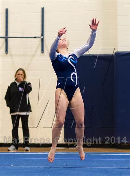 Thumbnail 1 in Yorktown Gymnastics Meet (Washington-Lee) photogallery.