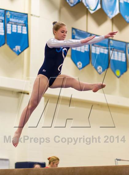 Thumbnail 1 in Yorktown Gymnastics Meet (Washington-Lee) photogallery.