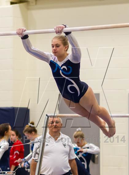 Thumbnail 1 in Yorktown Gymnastics Meet (Washington-Lee) photogallery.