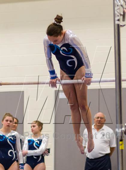 Thumbnail 1 in Yorktown Gymnastics Meet (Washington-Lee) photogallery.