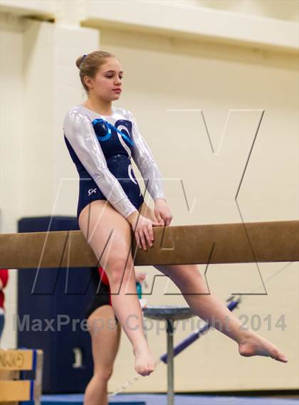 Thumbnail 2 in Yorktown Gymnastics Meet (Washington-Lee) photogallery.