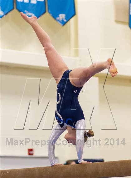 Thumbnail 1 in Yorktown Gymnastics Meet (Washington-Lee) photogallery.