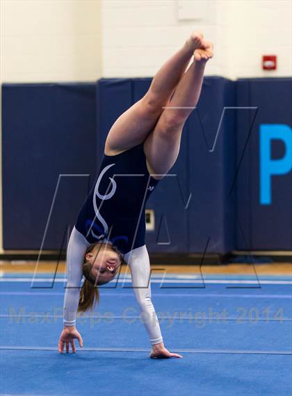 Thumbnail 3 in Yorktown Gymnastics Meet (Washington-Lee) photogallery.