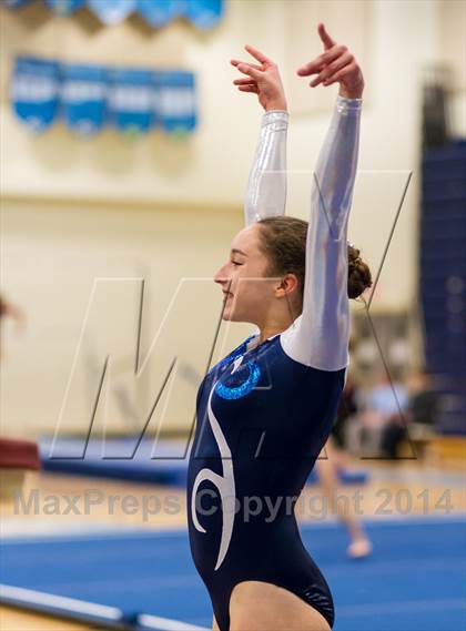 Thumbnail 3 in Yorktown Gymnastics Meet (Washington-Lee) photogallery.