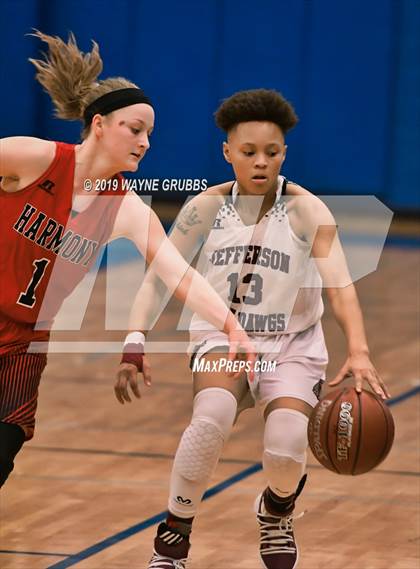 Thumbnail 2 in Jefferson vs. Harmony (UIL 3A Bi-District Playoff)  photogallery.