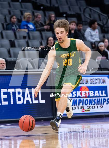 Thumbnail 1 in Argonaut vs. Brookside Christian (CIF SJS D5 Final) photogallery.