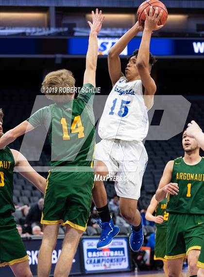 Thumbnail 2 in Argonaut vs. Brookside Christian (CIF SJS D5 Final) photogallery.