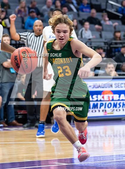 Thumbnail 1 in Argonaut vs. Brookside Christian (CIF SJS D5 Final) photogallery.