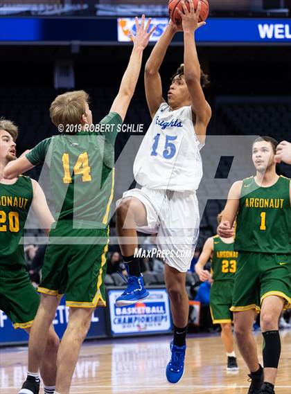 Thumbnail 1 in Argonaut vs. Brookside Christian (CIF SJS D5 Final) photogallery.