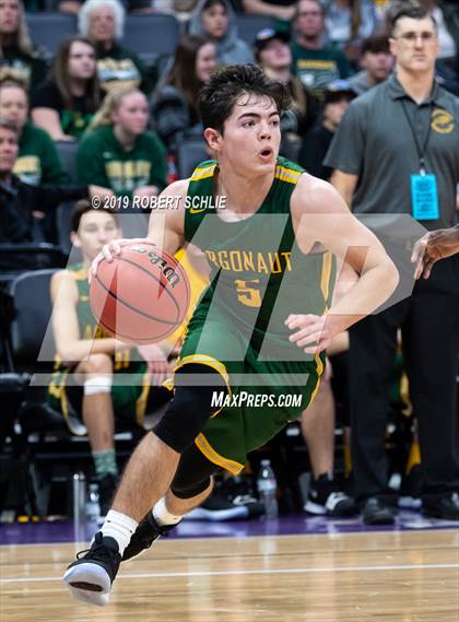Thumbnail 1 in Argonaut vs. Brookside Christian (CIF SJS D5 Final) photogallery.