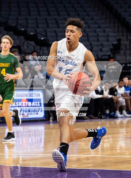 Thumbnail 1 in Argonaut vs. Brookside Christian (CIF SJS D5 Final) photogallery.