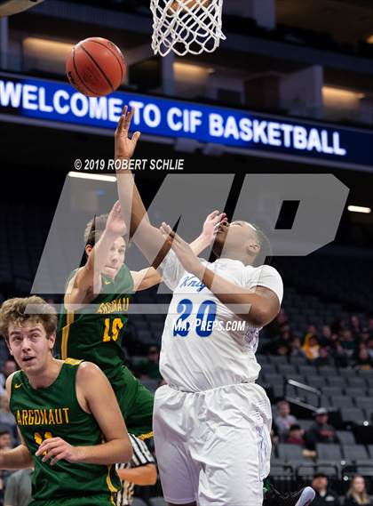 Thumbnail 1 in Argonaut vs. Brookside Christian (CIF SJS D5 Final) photogallery.