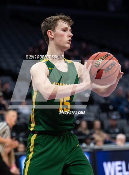 Thumbnail 2 in Argonaut vs. Brookside Christian (CIF SJS D5 Final) photogallery.