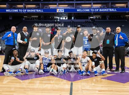 Thumbnail 1 in Argonaut vs. Brookside Christian (CIF SJS D5 Final) photogallery.