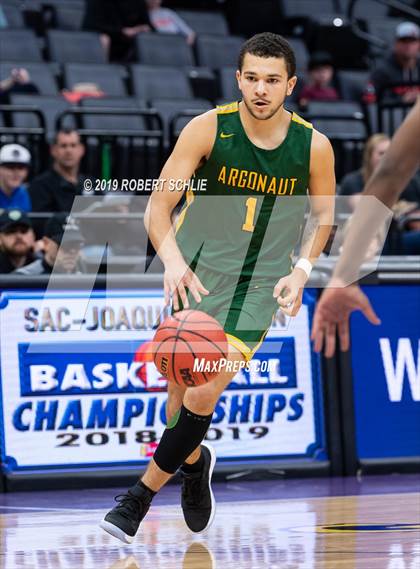 Thumbnail 3 in Argonaut vs. Brookside Christian (CIF SJS D5 Final) photogallery.