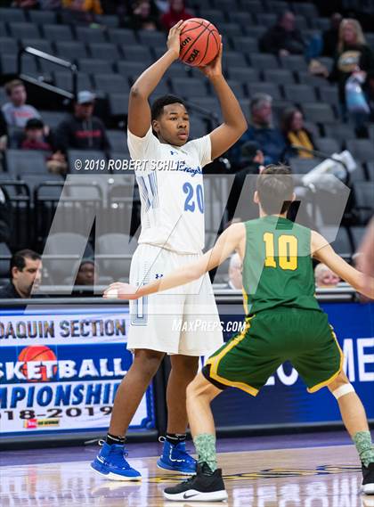 Thumbnail 1 in Argonaut vs. Brookside Christian (CIF SJS D5 Final) photogallery.
