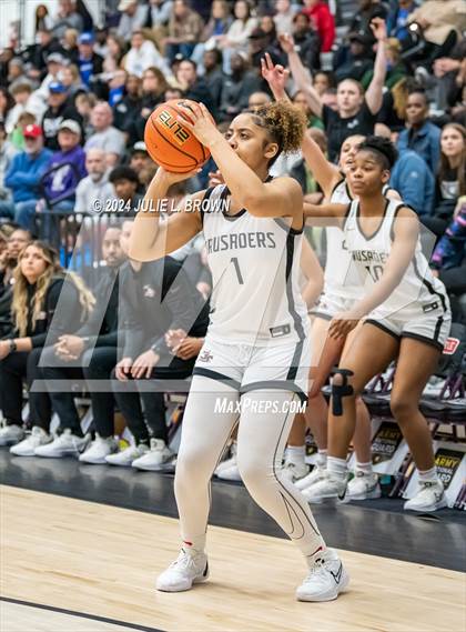 Thumbnail 1 in Montverde Academy vs. Long Island Lutheran (Chipotle Nationals Semifinal) photogallery.
