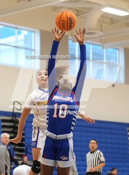 Thumbnail 3 in Christian Brothers @ Pinole Valley (CIF State NorCal D2 Playoff) photogallery.