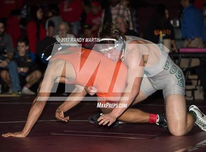 Thumbnail 2 in CIF Sac-Joaquin Section Division 2 Wrestling Championships photogallery.