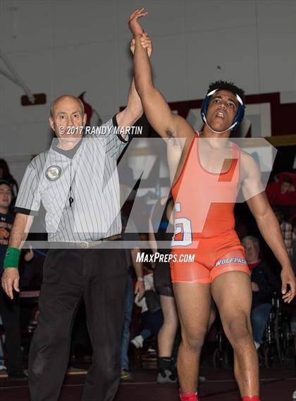 Thumbnail 2 in CIF Sac-Joaquin Section Division 2 Wrestling Championships photogallery.