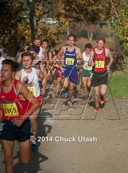 Thumbnail 3 in CIF State Cross Country Championships (D3 Boys Race) photogallery.