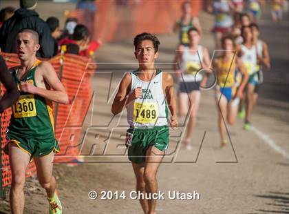 Thumbnail 2 in CIF State Cross Country Championships (D3 Boys Race) photogallery.