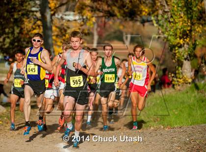 Thumbnail 1 in CIF State Cross Country Championships (D3 Boys Race) photogallery.