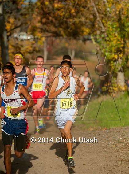 Thumbnail 3 in CIF State Cross Country Championships (D3 Boys Race) photogallery.