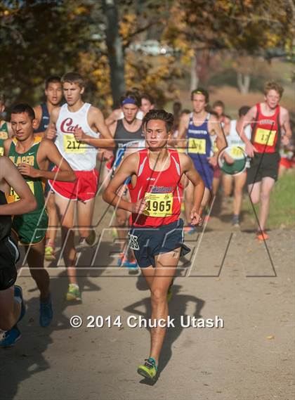 Thumbnail 2 in CIF State Cross Country Championships (D3 Boys Race) photogallery.