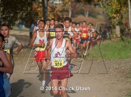Thumbnail 1 in CIF State Cross Country Championships (D3 Boys Race) photogallery.