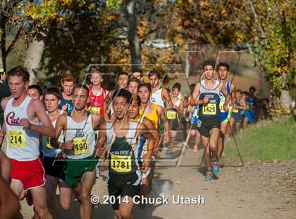 Thumbnail 3 in CIF State Cross Country Championships (D3 Boys Race) photogallery.