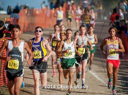 Thumbnail 2 in CIF State Cross Country Championships (D3 Boys Race) photogallery.
