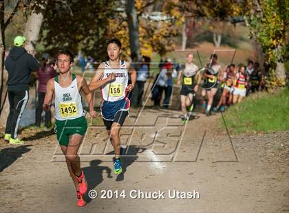 Thumbnail 3 in CIF State Cross Country Championships (D3 Boys Race) photogallery.