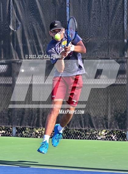 Thumbnail 3 in Crawford vs Maud (UIL 2A Boys Singles State Finals) photogallery.