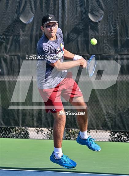 Thumbnail 1 in Crawford vs Maud (UIL 2A Boys Singles State Finals) photogallery.