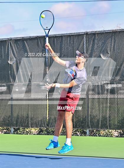 Thumbnail 2 in Crawford vs Maud (UIL 2A Boys Singles State Finals) photogallery.