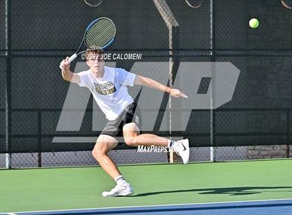 Thumbnail 2 in Crawford vs Maud (UIL 2A Boys Singles State Finals) photogallery.