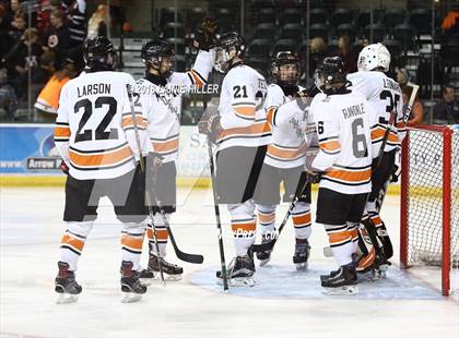 Thumbnail 2 in Moorhead vs St. Michael-Albertville (MSHSL Section 8AA Final) photogallery.