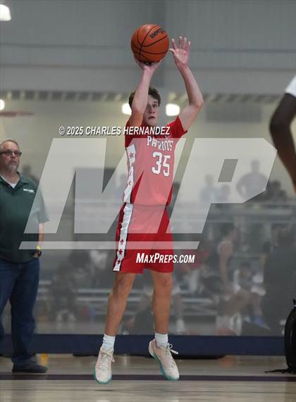 Thumbnail 3 in JV: San Antonio Patriots HomeSchool vs. Salt and Light Homeschool (Aggieland Come & Take It Tip-Off) photogallery.