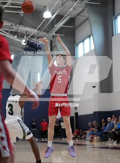 Thumbnail 3 in JV: San Antonio Patriots HomeSchool vs. Salt and Light Homeschool (Aggieland Come & Take It Tip-Off) photogallery.