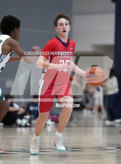 Thumbnail 3 in JV: San Antonio Patriots HomeSchool vs. Salt and Light Homeschool (Aggieland Come & Take It Tip-Off) photogallery.