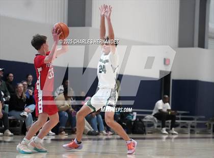 Thumbnail 1 in JV: San Antonio Patriots HomeSchool vs. Salt and Light Homeschool (Aggieland Come & Take It Tip-Off) photogallery.