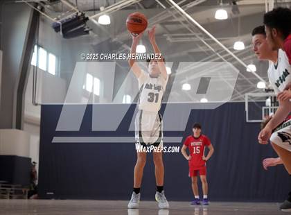 Thumbnail 1 in JV: San Antonio Patriots HomeSchool vs. Salt and Light Homeschool (Aggieland Come & Take It Tip-Off) photogallery.