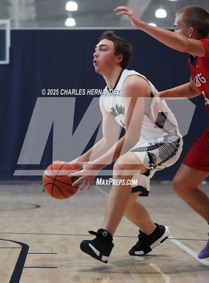 Thumbnail 2 in JV: San Antonio Patriots HomeSchool vs. Salt and Light Homeschool (Aggieland Come & Take It Tip-Off) photogallery.