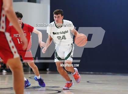 Thumbnail 1 in JV: San Antonio Patriots HomeSchool vs. Salt and Light Homeschool (Aggieland Come & Take It Tip-Off) photogallery.