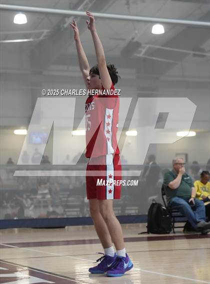 Thumbnail 1 in JV: San Antonio Patriots HomeSchool vs. Salt and Light Homeschool (Aggieland Come & Take It Tip-Off) photogallery.